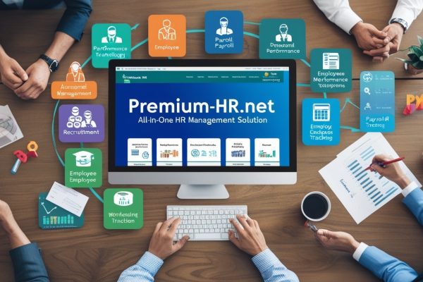 Premium-HR.net platform dashboard showcasing HR tools